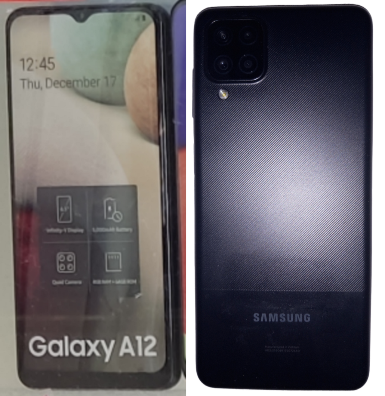 Samsung Galaxy A12 Black